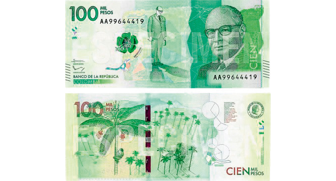 BILLETE DE 100 MIL