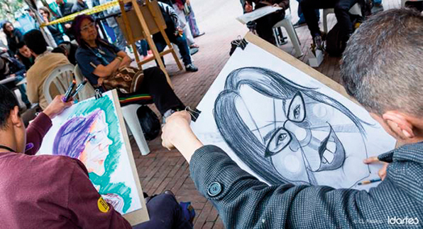 MARATÓN DE DIBUJANTES Y CARICATURISTAS EN BOGOTÁ