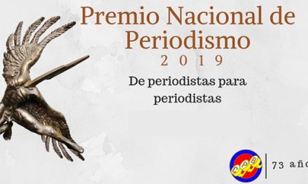 CONVOCATORIA PREMIO NACIONAL DE PERIODISMO CPB 2019